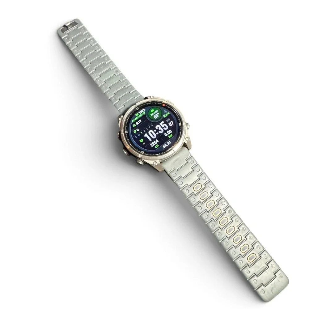 Garmin Fenix 8 Pro 47mm AMOLED Sapphire Titanium Smartwatch Gray 010-03198-00